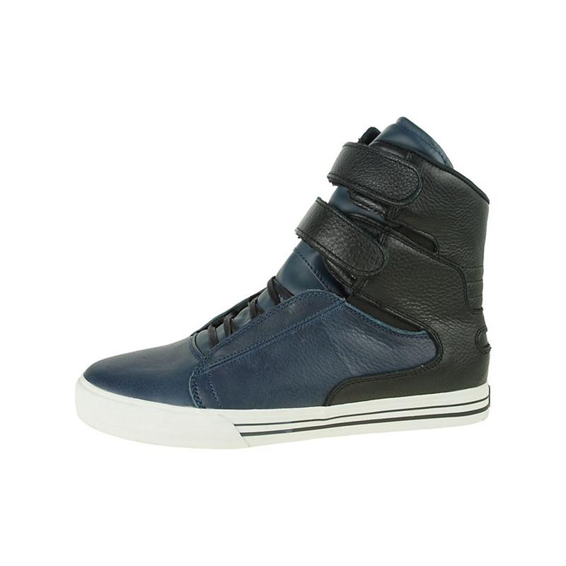 Buty Supra TK SOCIETY - Sneakersy Wysokie Damskie - Granatowe Czarne (OGJW-61297)